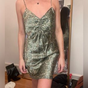 Zara Green Mini Dress